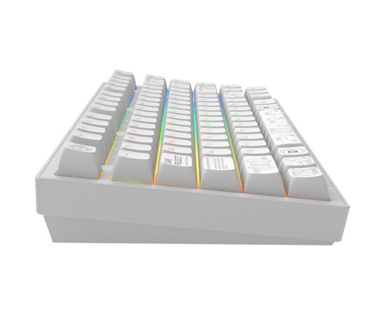 Клавиатура Dark Project ALU81 Terra Nova PBT RGB Mech G3MS Moonstone White (DPKB_NOVA_81_ANSI_WHITE_UA), изображение 9 Клавиатура Dark Project ALU81 Terra Nova PBT RGB Mech G3MS Moonstone White (DPKB_NOVA_81_ANSI_WHITE_UA), изображение 9