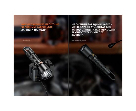 Фонарь Fenix WF25RM з магнітною зарядкою (WF25RM), изображение 10 Фонарь Fenix WF25RM з магнітною зарядкою (WF25RM), изображение 10
