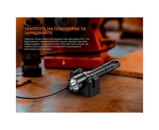 Фонарь Fenix WF25RM з магнітною зарядкою (WF25RM), изображение 9 Фонарь Fenix WF25RM з магнітною зарядкою (WF25RM), изображение 9