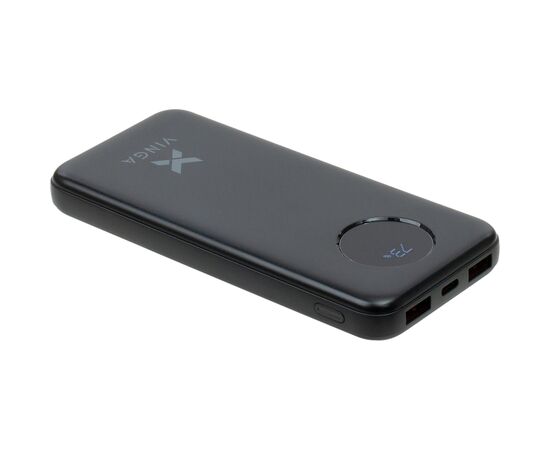 Батарея универсальная Vinga 10000 mAh 22.5W Display Black (VPBB1022), изображение 4 Батарея универсальная Vinga 10000 mAh 22.5W Display Black (VPBB1022), изображение 4