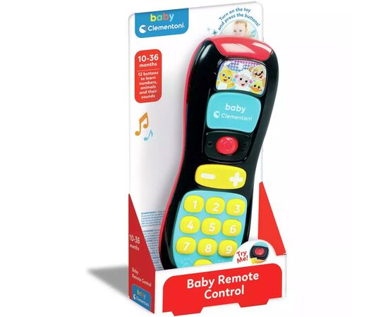 Развивающая игрушка Clementoni Baby Remote Control New (17910), изображение 2 Развивающая игрушка Clementoni Baby Remote Control New (17910), изображение 2