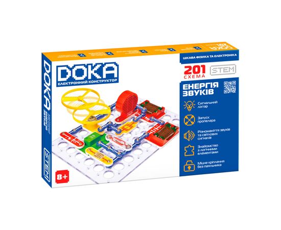 Конструктор DOKA электронный 201 схема (D70706)