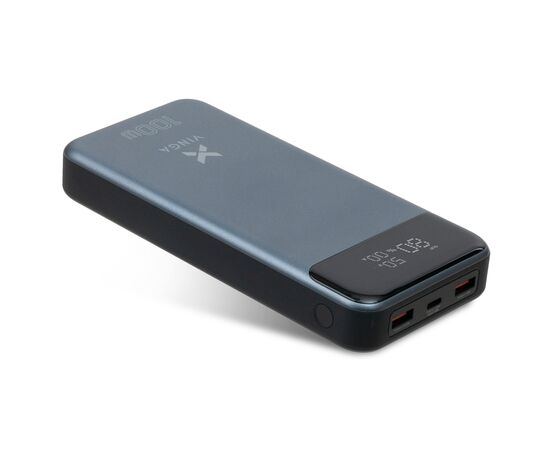 Батарея универсальная Vinga 30000 mAh 100W Display VA Grey (Li-Ion) (VPBB30100), изображение 2 Батарея универсальная Vinga 30000 mAh 100W Display VA Grey (Li-Ion) (VPBB30100), изображение 2