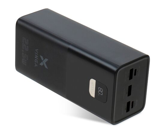 Батарея универсальная Vinga 40000 mAh 22.5W Display Black (VPBB4022), изображение 2 Батарея универсальная Vinga 40000 mAh 22.5W Display Black (VPBB4022), изображение 2