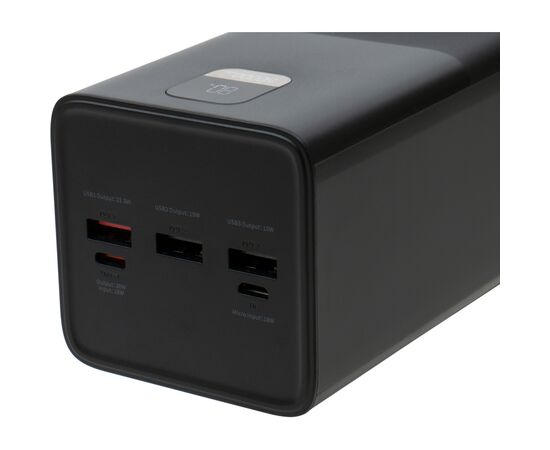 Батарея универсальная Vinga 50000 mAh 22.5W Display Black (VPBB5022), изображение 8 Батарея универсальная Vinga 50000 mAh 22.5W Display Black (VPBB5022), изображение 8