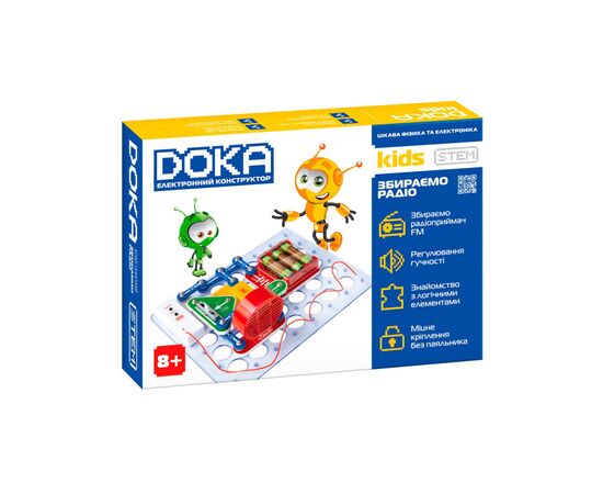 Конструктор DOKA электронный Собираем радио (D70703)