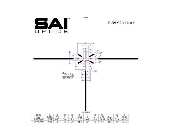 Оптический прицел SAI 1-6x24 сітка 5.56 BDС RAF. Coyote Brown (RNG16-T170-C10), изображение 6 Оптический прицел SAI 1-6x24 сітка 5.56 BDС RAF. Coyote Brown (RNG16-T170-C10), изображение 6