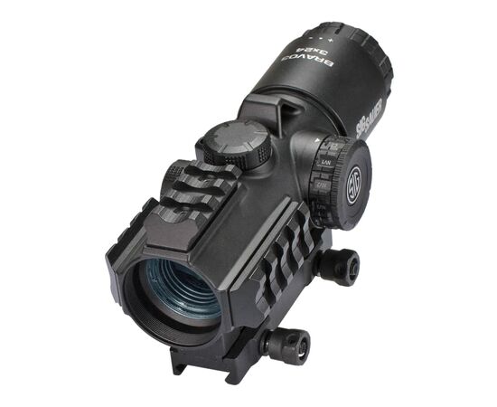 Оптический прицел Sig Sauer Bravo-3 3x24 сітка 5.56-7.62 Horseshoe з підсвічуванням (80409342), изображение 3 Оптический прицел Sig Sauer Bravo-3 3x24 сітка 5.56-7.62 Horseshoe з підсвічуванням (80409342), изображение 3