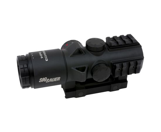 Оптический прицел Sig Sauer Bravo-3 3x24 сітка 5.56-7.62 Horseshoe з підсвічуванням (80409342), изображение 5 Оптический прицел Sig Sauer Bravo-3 3x24 сітка 5.56-7.62 Horseshoe з підсвічуванням (80409342), изображение 5