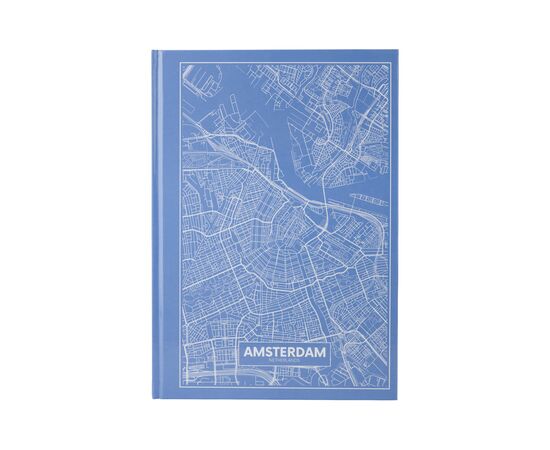 Канцелярська книга Axent Maps Amsterdam А4 в твердій обкладинці 96 аркушів в клітинку (8422-507-A)
