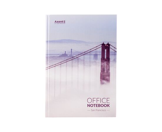 Канцелярська книга Axent San Francisco А4 у твердій обкладинці 192 аркуші клітинка (8423-22-A)