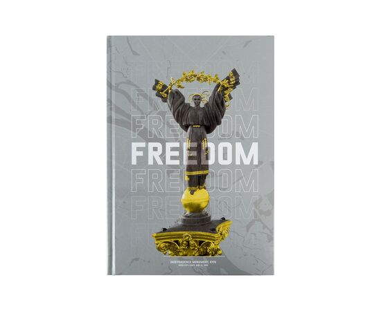 Канцелярська книга Axent Freedom А4, 96 аркушів, клітинка, cіра (8422-550-A)