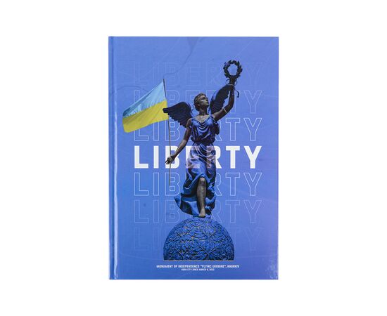 Канцелярська книга Axent Liberty А4, 96 аркушів, клітинка, синя (8422-551-A)