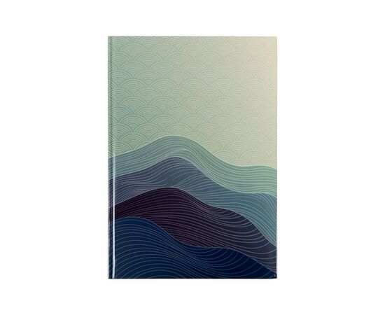 Канцелярська книга Axent Waves А4, 96 аркушів, клітинка, синя (8422-562-A)