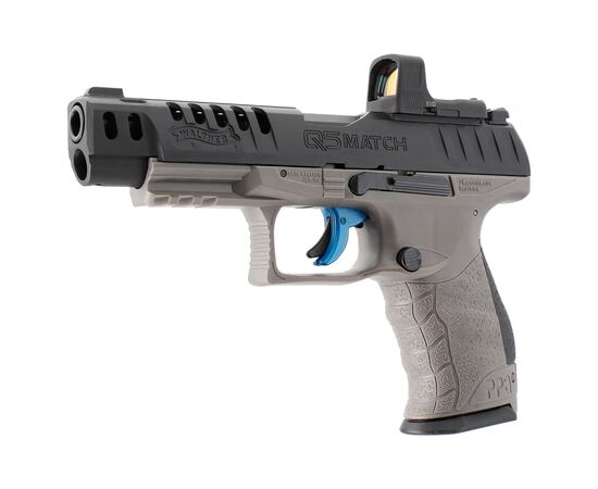 Пневматический пистолет Umarex Walther Q5 Match Combo (5.8421-1), изображение 2 Пневматический пистолет Umarex Walther Q5 Match Combo (5.8421-1), изображение 2