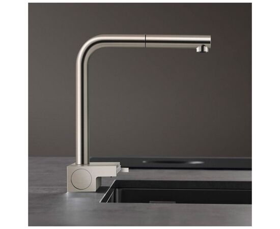 Смеситель Hansgrohe Aquno Select M81 , 21 см, сталь (73836800), изображение 2 Смеситель Hansgrohe Aquno Select M81 , 21 см, сталь (73836800), изображение 2