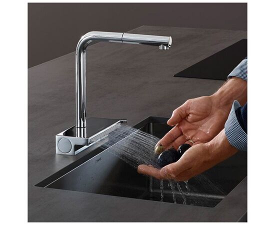 Смеситель Hansgrohe Aquno Select M81 , 21 см, хром (73836000), изображение 2 Смеситель Hansgrohe Aquno Select M81 , 21 см, хром (73836000), изображение 2
