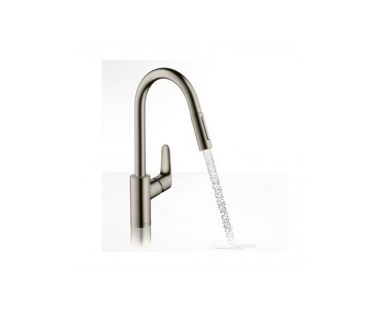 Смеситель Hansgrohe Focus M41 KM240, сталь (31815800), изображение 2