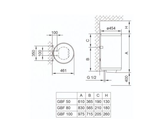 Бойлер TIKI GBF 100/UA (700098), изображение 2 Бойлер TIKI GBF 100/UA (700098), изображение 2
