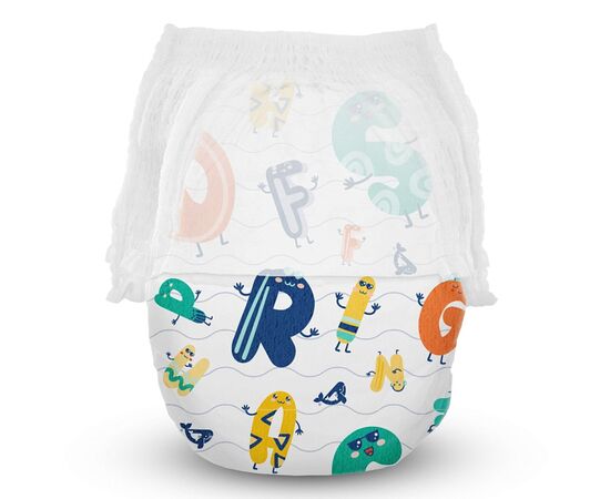 Підгузки Offspring ABC Dance, розмір XL, 12-20 кг, 30 шт (DP-OI-FAP-XL30P-ABC), зображення 2 Підгузки Offspring ABC Dance, розмір XL, 12-20 кг, 30 шт (DP-OI-FAP-XL30P-ABC), зображення 2