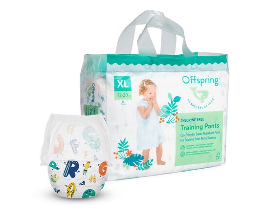 Подгузники Offspring ABC Dance, розмір XL, 12-20 кг, 30 шт (DP-OI-FAP-XL30P-ABC)