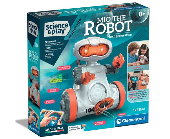 Конструктор Clementoni серия Science & Play- Робот Mio Robot (75053)