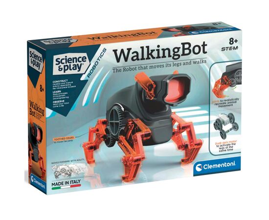 Конструктор Clementoni серия Science & Play- Робот WalkingBot (75039), изображение 2 Конструктор Clementoni серия Science & Play- Робот WalkingBot (75039), изображение 2