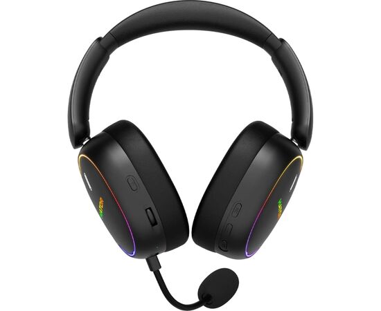 Наушники Hator Phoenix 2 Wireless Hi-Res SyncHUB connection Black (ESH40), изображение 6 Наушники Hator Phoenix 2 Wireless Hi-Res SyncHUB connection Black (ESH40), изображение 6