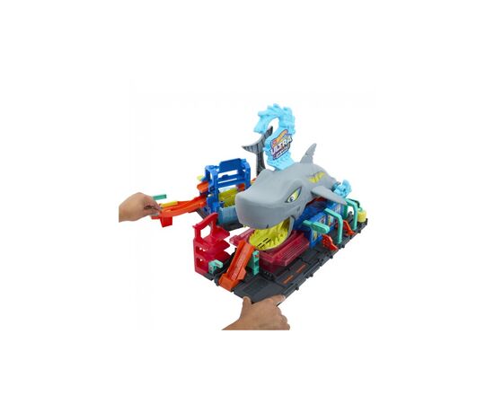 Автотрек Hot Wheels City Автомийка Суперакула (HTN82), зображення 2 Автотрек Hot Wheels City Автомийка Суперакула (HTN82), зображення 2