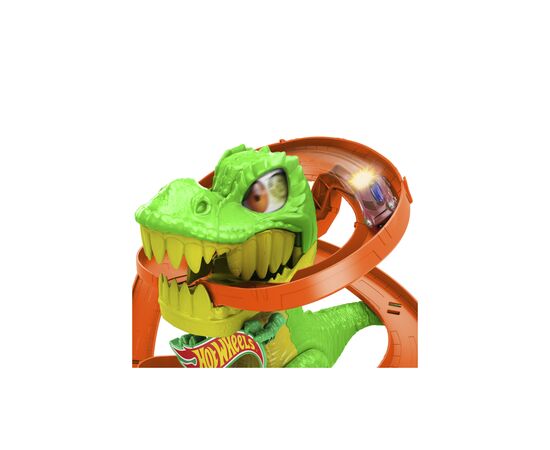 Автотрек Hot Wheels City Атака вогняного Ті-Рекса (JBM73), зображення 2 Автотрек Hot Wheels City Атака вогняного Ті-Рекса (JBM73), зображення 2