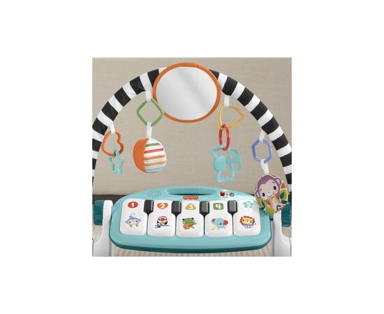 Детский коврик Fisher-Price игровой центр голубой Нажимай и играй с технологией Smart Stages (англ.) (HWY58), изображение 4 Детский коврик Fisher-Price игровой центр голубой Нажимай и играй с технологией Smart Stages (англ.) (HWY58), изображение 4