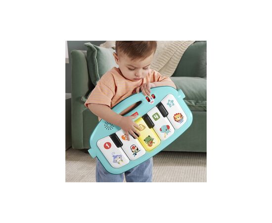 Детский коврик Fisher-Price игровой центр голубой Нажимай и играй с технологией Smart Stages (англ.) (HWY58), изображение 5 Детский коврик Fisher-Price игровой центр голубой Нажимай и играй с технологией Smart Stages (англ.) (HWY58), изображение 5