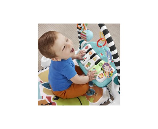 Детский коврик Fisher-Price игровой центр голубой Нажимай и играй с технологией Smart Stages (англ.) (HWY58), изображение 6 Детский коврик Fisher-Price игровой центр голубой Нажимай и играй с технологией Smart Stages (англ.) (HWY58), изображение 6