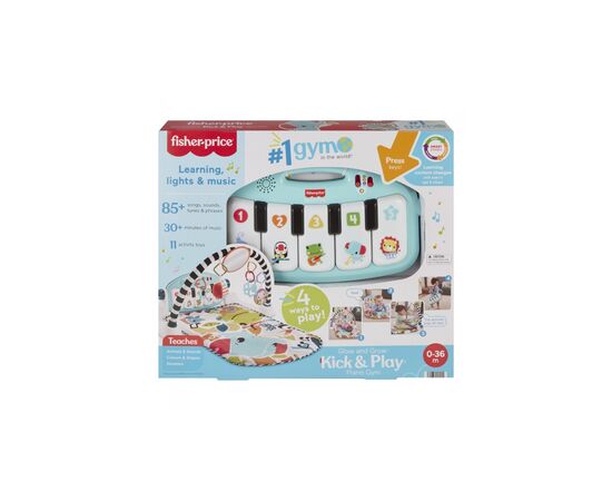 Детский коврик Fisher-Price игровой центр голубой Нажимай и играй с технологией Smart Stages (англ.) (HWY58), изображение 9 Детский коврик Fisher-Price игровой центр голубой Нажимай и играй с технологией Smart Stages (англ.) (HWY58), изображение 9