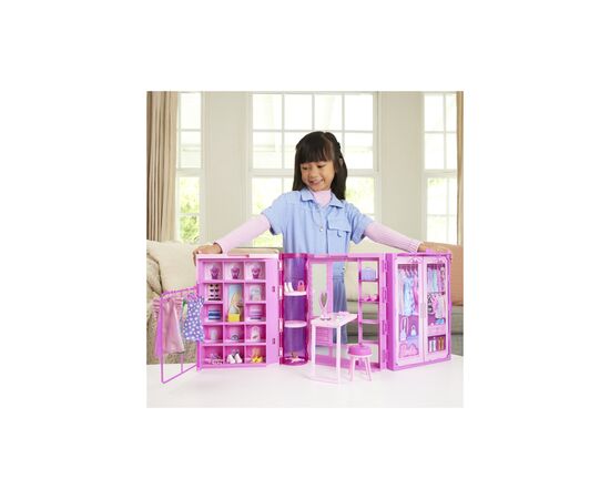 Кукла Barbie Стильная гардеробная с куклой (HXD58), изображение 6 Кукла Barbie Стильная гардеробная с куклой (HXD58), изображение 6