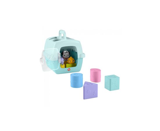 Развивающая игрушка Fisher-Price Сортер Переноска с животными (HTW93), изображение 2 Развивающая игрушка Fisher-Price Сортер Переноска с животными (HTW93), изображение 2