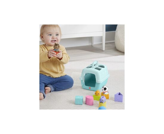 Развивающая игрушка Fisher-Price Сортер Переноска с животными (HTW93), изображение 7 Развивающая игрушка Fisher-Price Сортер Переноска с животными (HTW93), изображение 7