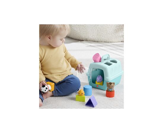 Развивающая игрушка Fisher-Price Сортер Переноска с животными (HTW93), изображение 8 Развивающая игрушка Fisher-Price Сортер Переноска с животными (HTW93), изображение 8