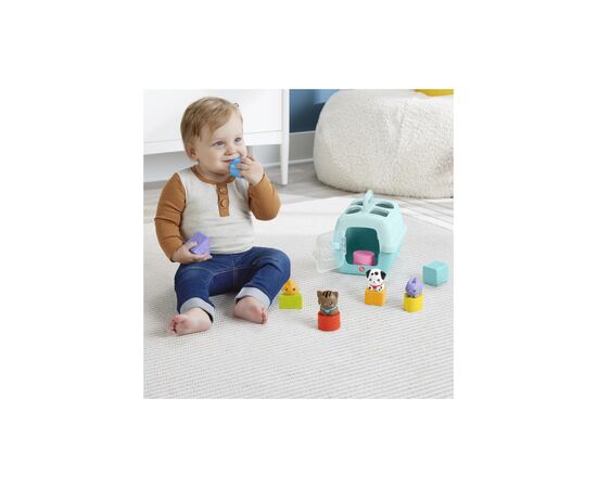 Развивающая игрушка Fisher-Price Сортер Переноска с животными (HTW93), изображение 9 Развивающая игрушка Fisher-Price Сортер Переноска с животными (HTW93), изображение 9