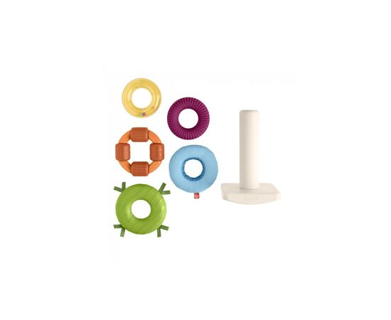 Развивающая игрушка Fisher-Price Пирамидка Развитие сенсорики (HXK47), изображение 3 Развивающая игрушка Fisher-Price Пирамидка Развитие сенсорики (HXK47), изображение 3