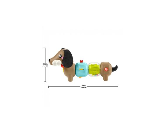 Развивающая игрушка Fisher-Price Такса (HTW91), изображение 5 Развивающая игрушка Fisher-Price Такса (HTW91), изображение 5