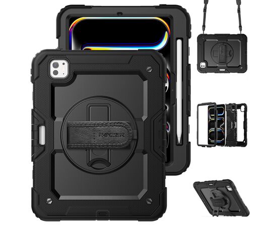 Чохол до планшета Armorstandart Panzer iPad Pro 11 2024 Black (ARM82527), зображення 4 Чохол до планшета Armorstandart Panzer iPad Pro 11 2024 Black (ARM82527), зображення 4