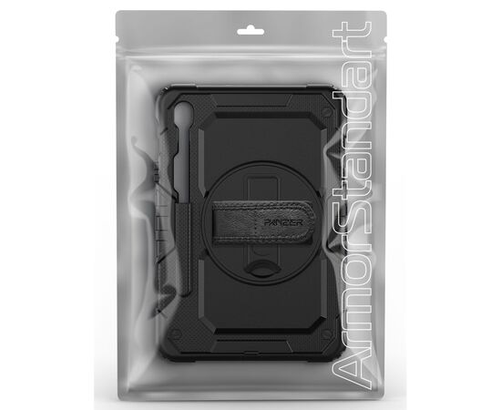 Чехол для планшета Armorstandart Panzer Samsung Tab S9 FE / S9 Black (ARM82518), изображение 5 Чехол для планшета Armorstandart Panzer Samsung Tab S9 FE / S9 Black (ARM82518), изображение 5