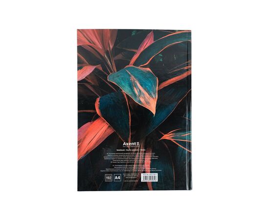 Канцелярская книга Axent Flora А4 в твердом переплете 192 листа клетка, оранжевая (8423-28-A), изображение 4 Канцелярская книга Axent Flora А4 в твердом переплете 192 листа клетка, оранжевая (8423-28-A), изображение 4