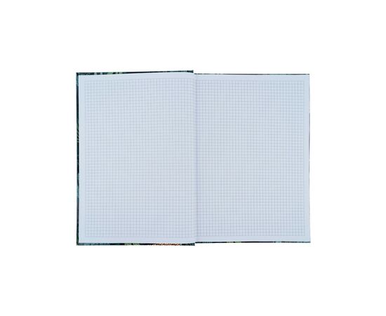 Канцелярская книга Axent Leopard А4 в твердом переплете 96 листа клетка, зеленая (8422-557-A), изображение 3