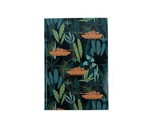 Канцелярська книга Axent Leopard А4 у твердій обкладинці 96 аркуші клітинка, зелена (8422-557-A)