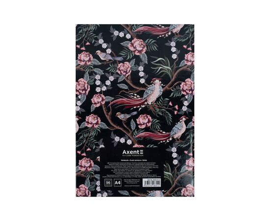 Канцелярская книга Axent Birds&Flowers-4 A4 в клеточку 96 листов (8422-571-A), изображение 5 Канцелярская книга Axent Birds&Flowers-4 A4 в клеточку 96 листов (8422-571-A), изображение 5
