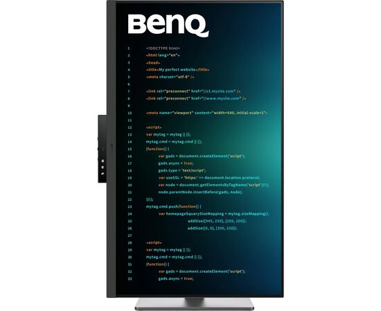 Монитор BenQ RD320U Metallic Grey, изображение 6 Монитор BenQ RD320U Metallic Grey, изображение 6