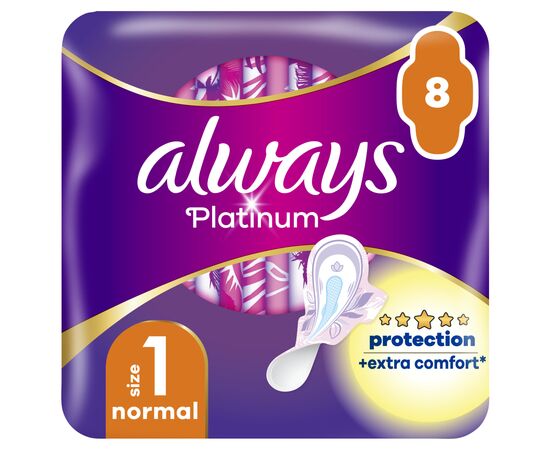 Гигиенические прокладки Always Platinum Normal (Размер 1) 8 шт. (8001090444875)