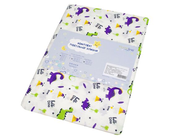 Детский постельный набор Home Line Привет Дино (159105), изображение 2 Детский постельный набор Home Line Привет Дино (159105), изображение 2